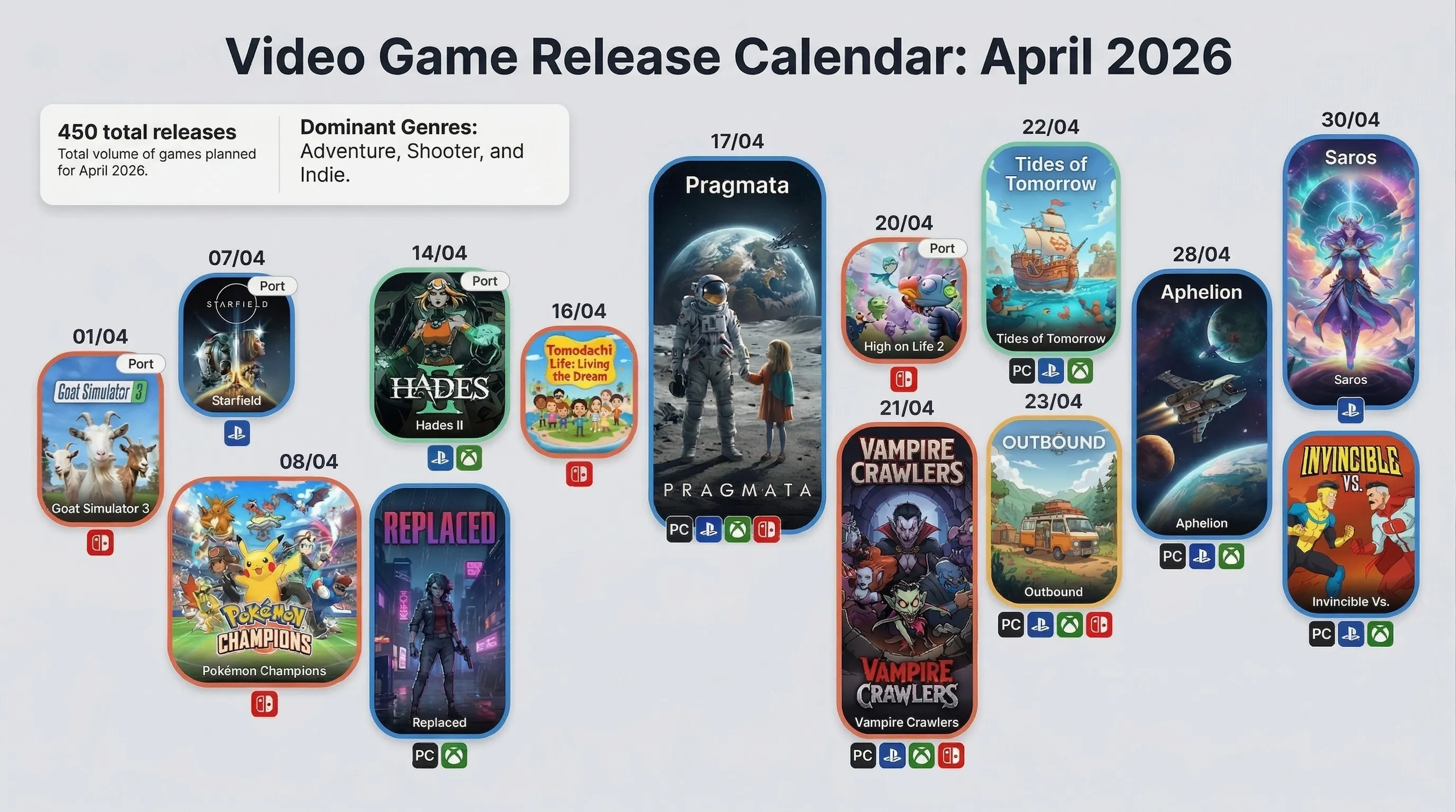 April 2026 video game releases